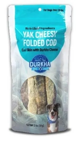 1ea 3oz Durkha Yak Cheesy Folded Cod - Items on Sales Now